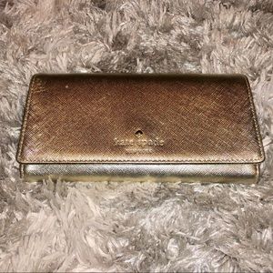 KATE SPADE Gold Wallet